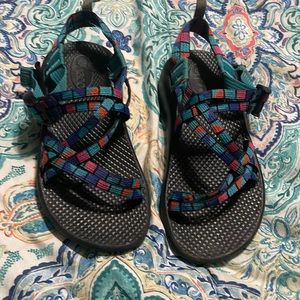 Girls Chaco sandals.